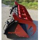 Heckbagger Anbaubagger Bagger für Dreipunktaufnah Baggerarm Schlepper Tieflöffel